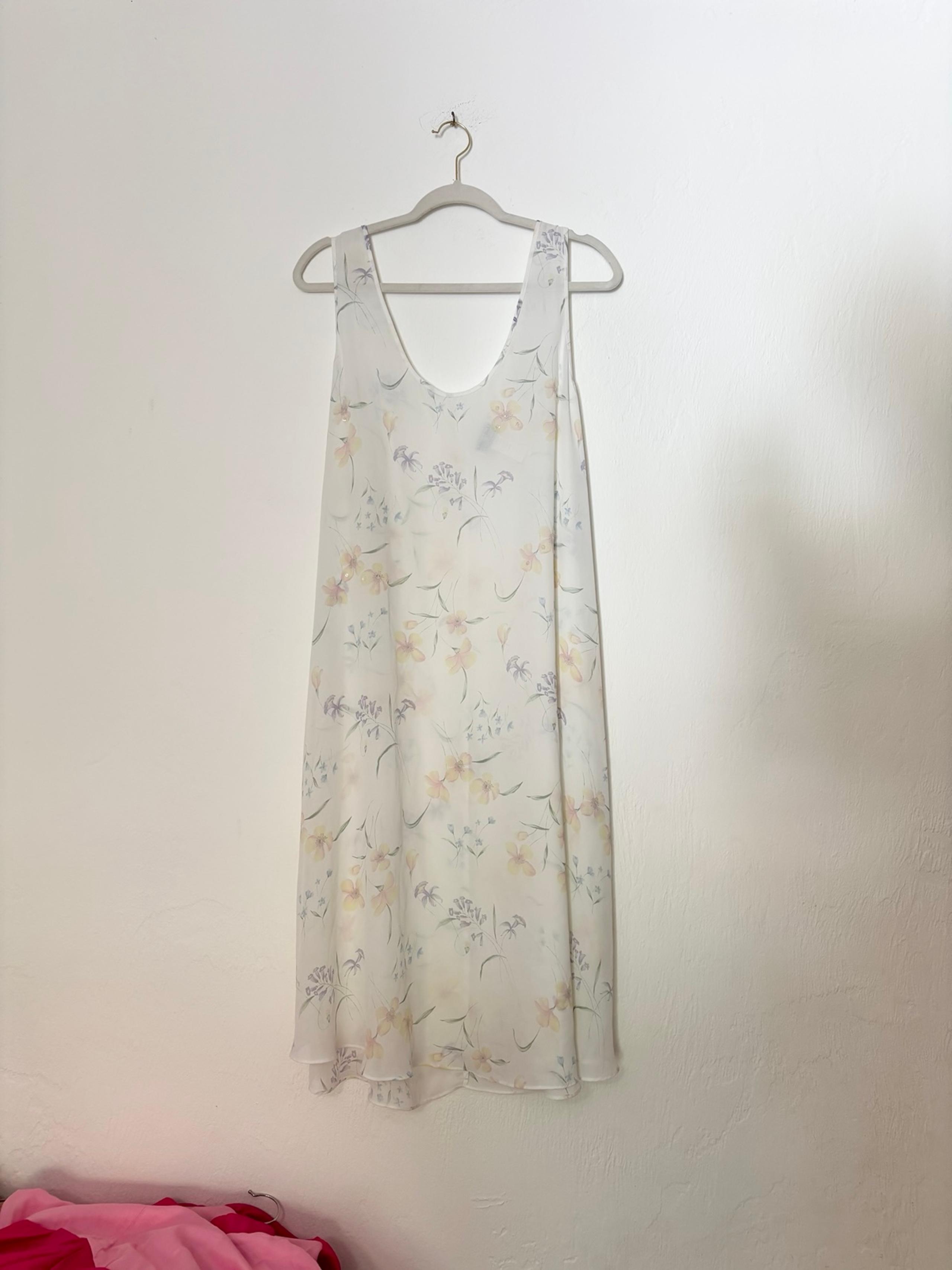 Delta Burke Collection dress 2x Vintage Sheer