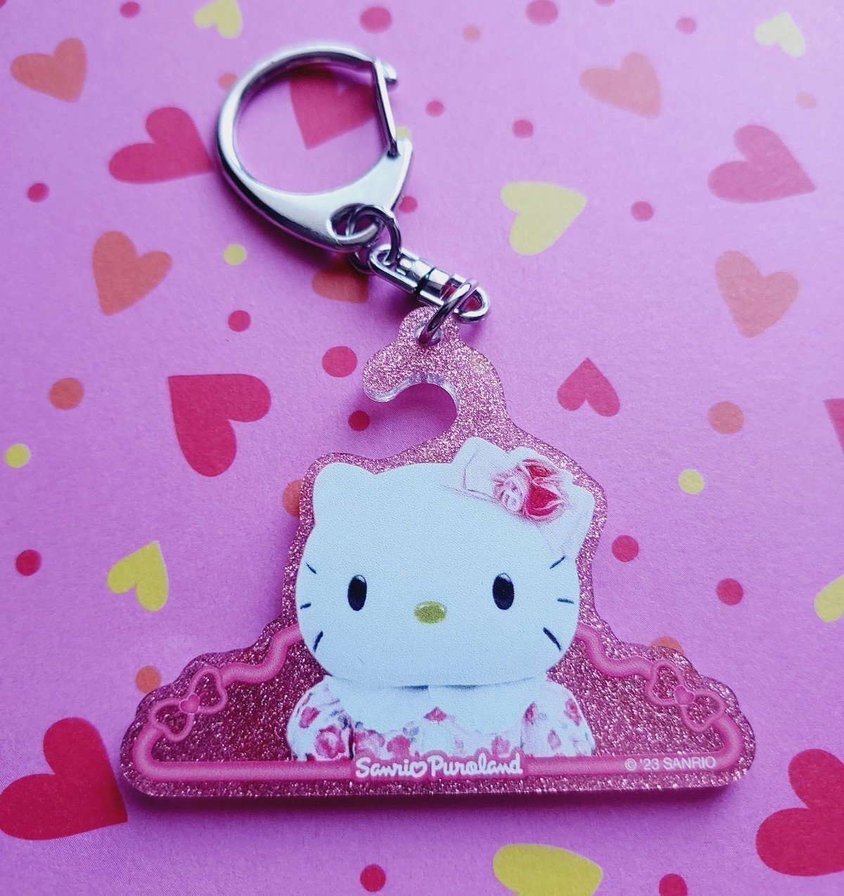 Sanrio vintage Hello Kitty Puroland doll charm keychain decoration new rare vtg