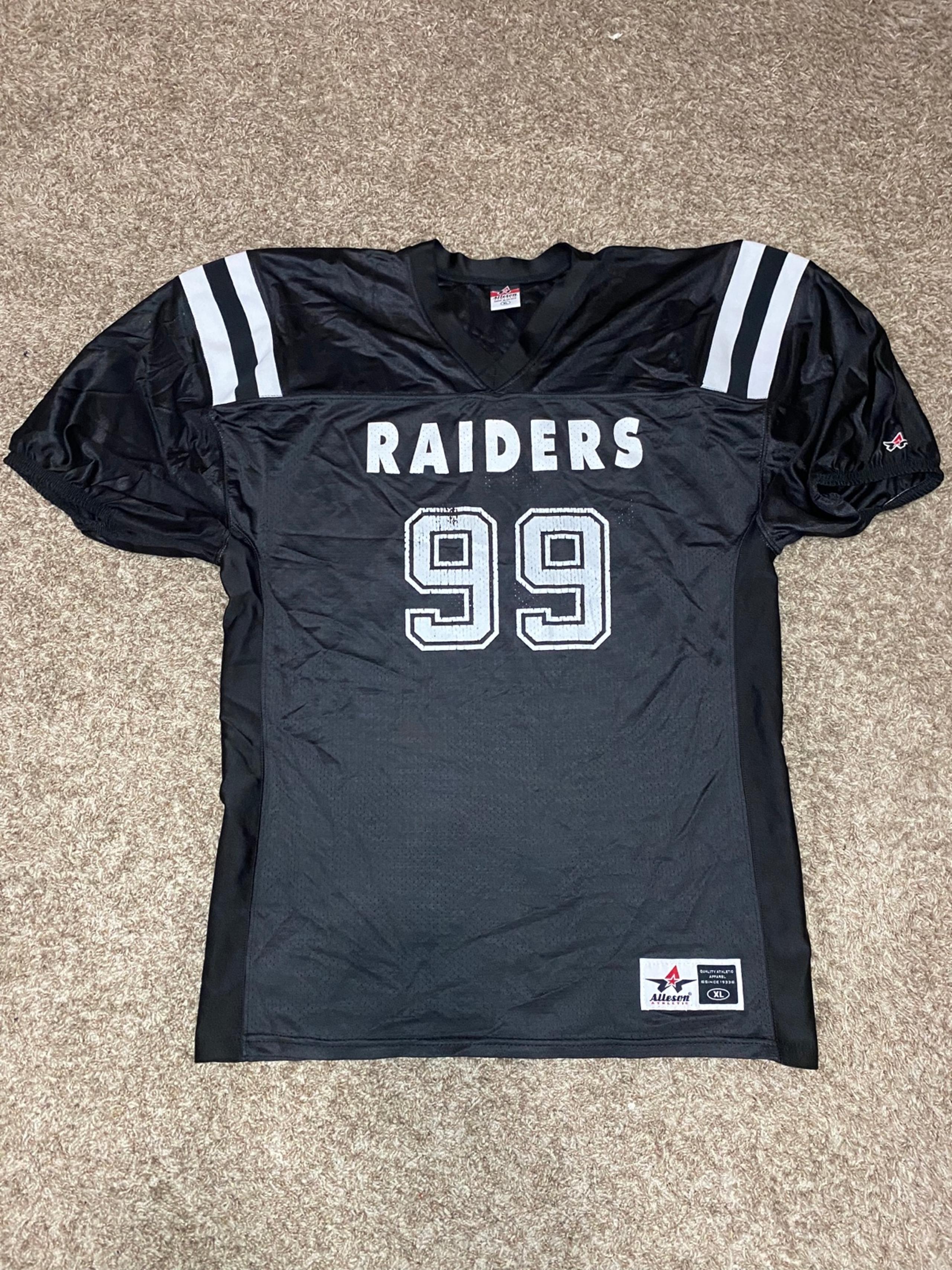 Vintage 1990’s Alleson Athletic Oakland Raiders #99 NFL Jersey Men’s Size XL