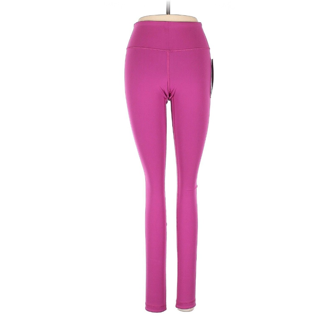 LULULEMON ATHLETICA Black Raspberry Wunder Under Pant Reversible Leggings - US 4