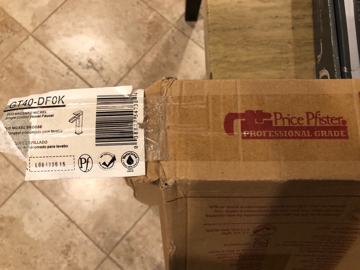 Price Pfister Professional faucet