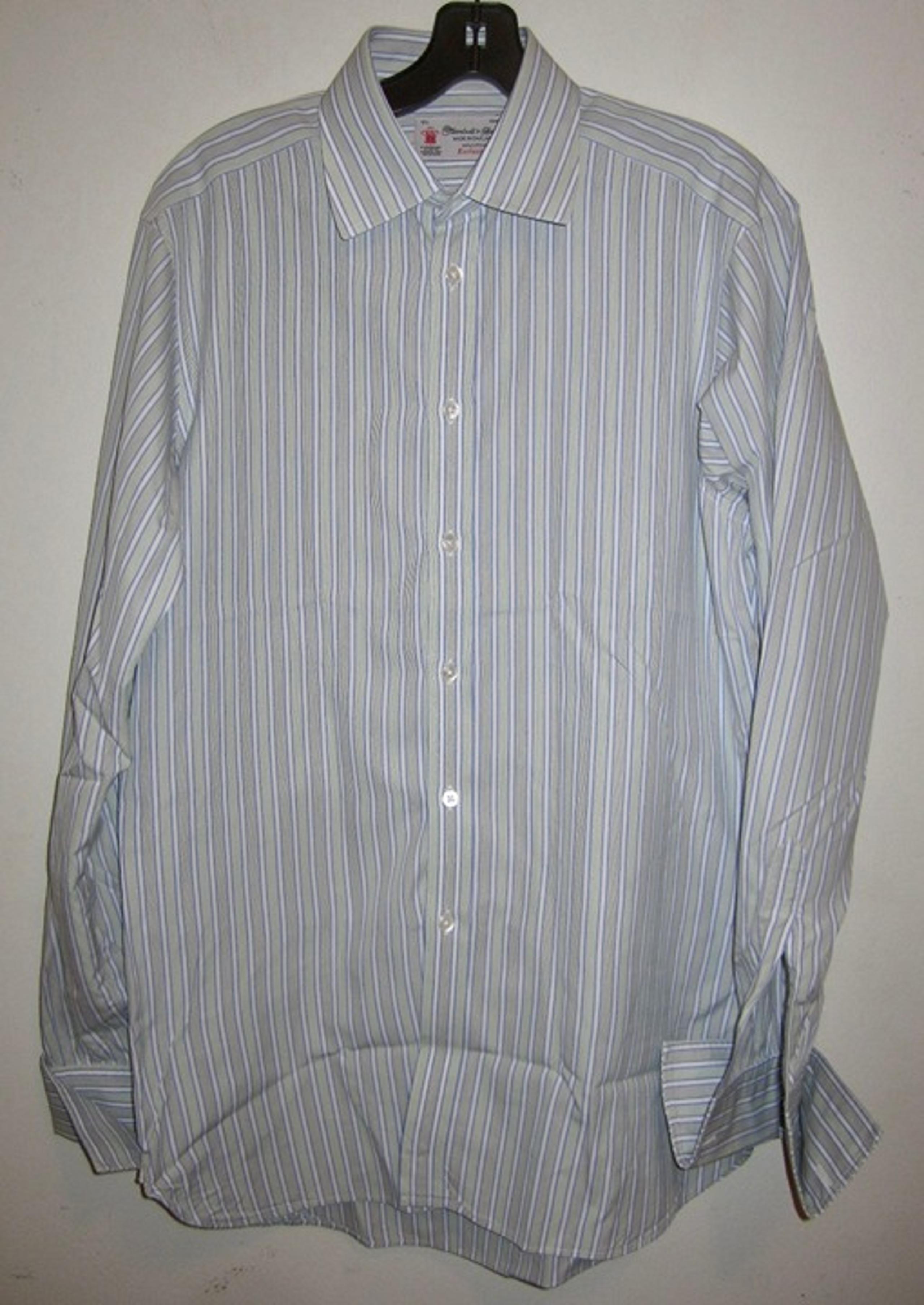 TURNBULL & ASSER EXCLUSIVE Dress Shirt French Cuff Men’s 15 1/2 39 cm