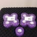 Luminous LED Quad Wheels Purple