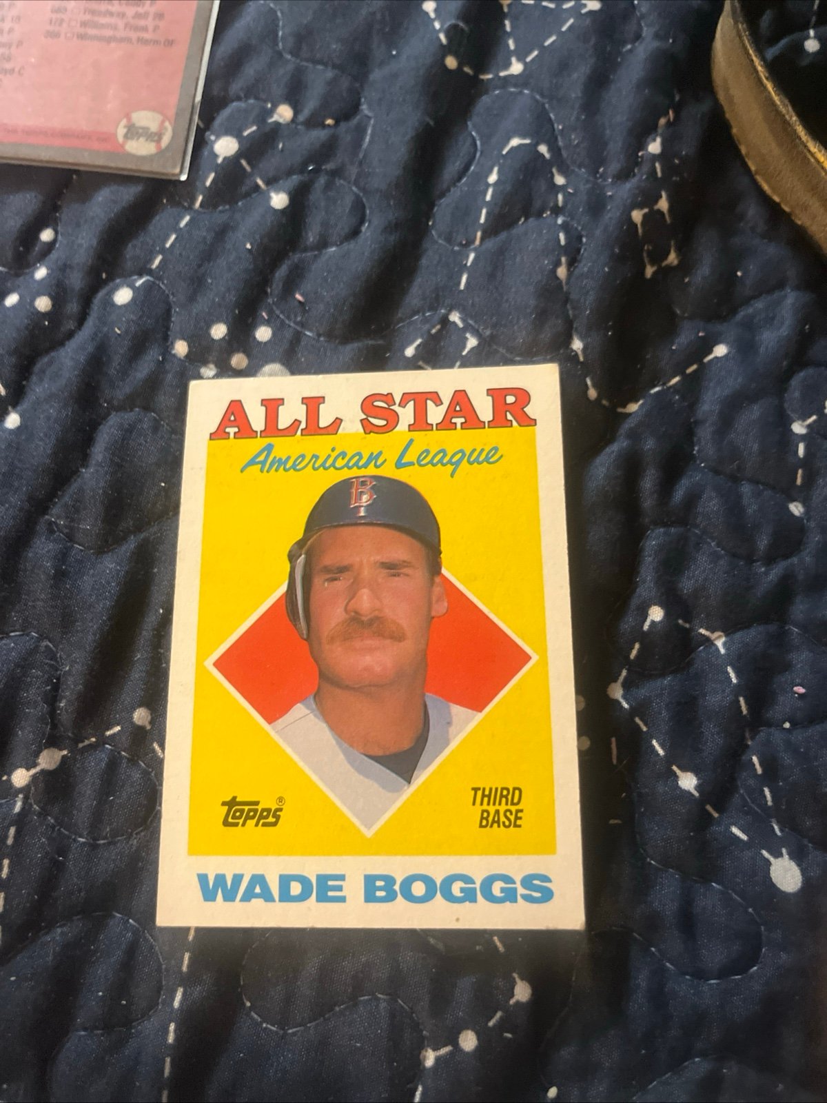 1988 Topps - All Star Collector's Edition (misprint error) #388 Wade Boggs