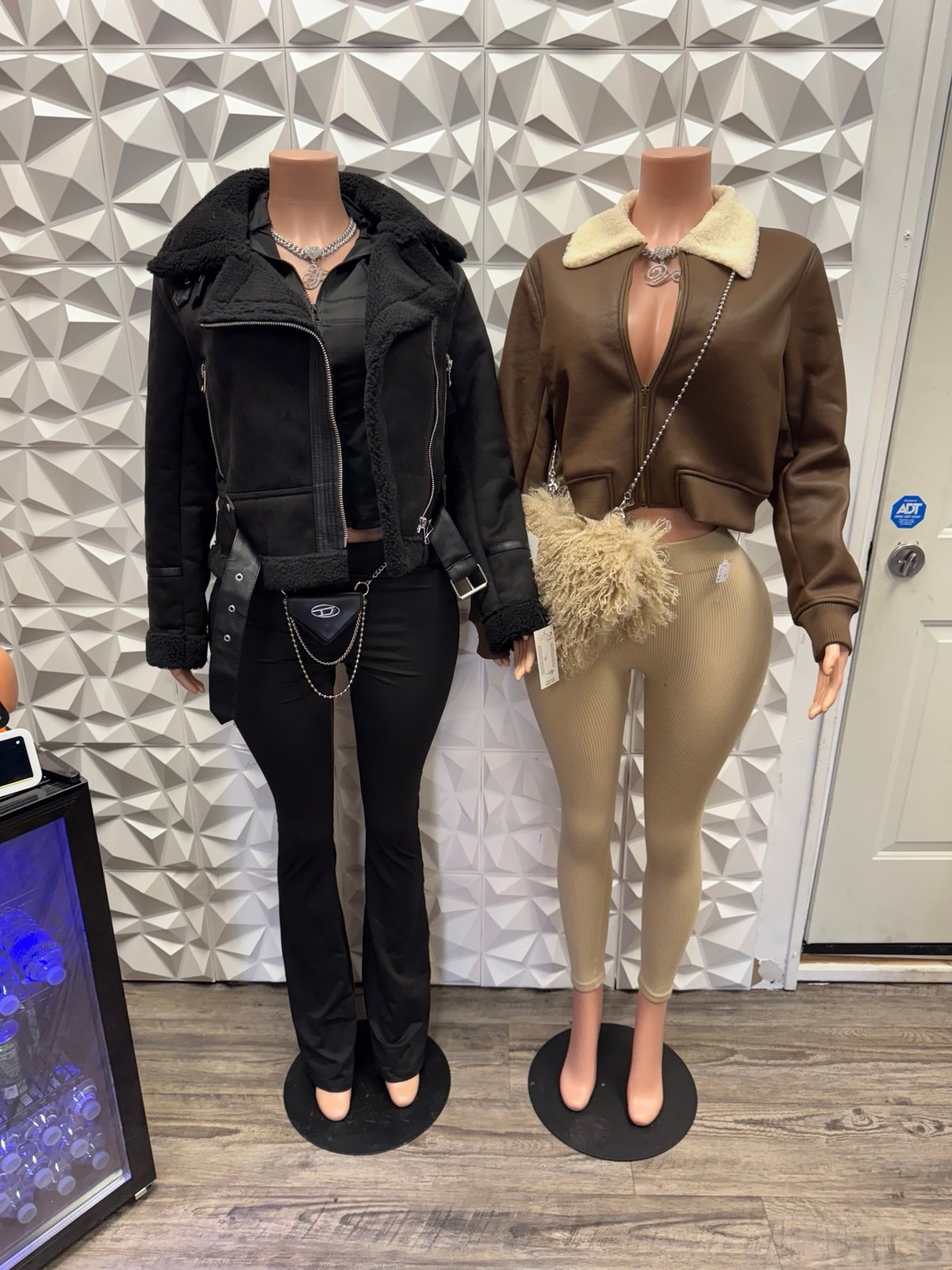 Black Fur Lined Jacket