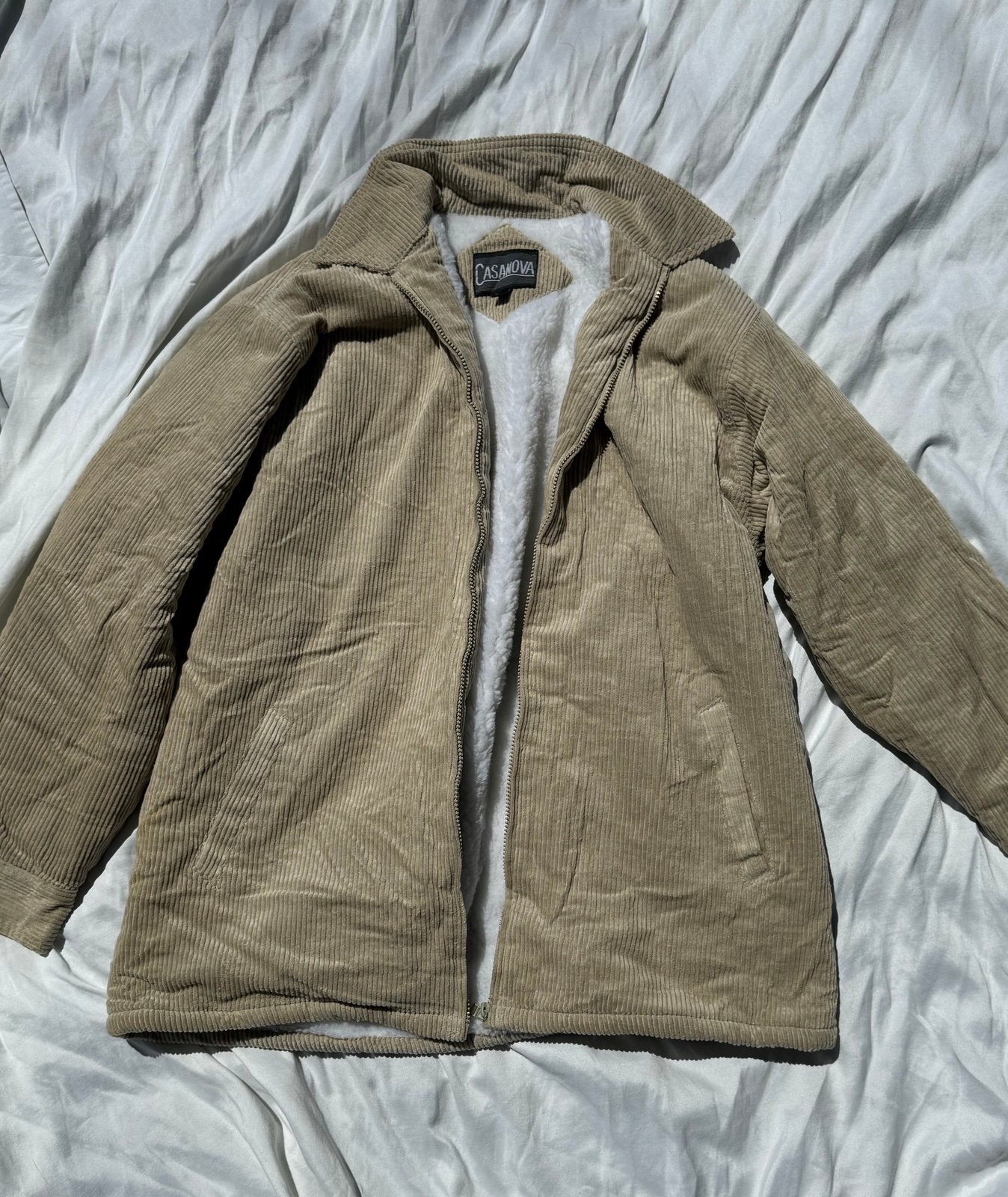 VINTAGE CasaNova Courdoroy Bomber Coat/Jacket