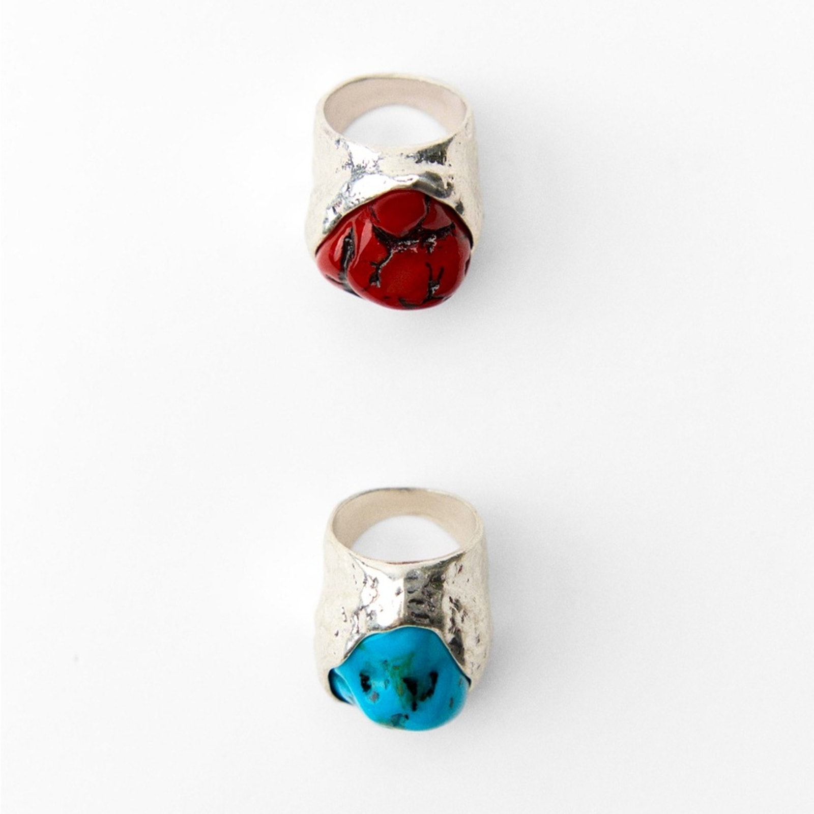 NWT- Zara 2 pack stone rings