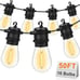 50FT LED Outdoor String Lights with 16 Shatterproof Waterproof S14 Replaceable
