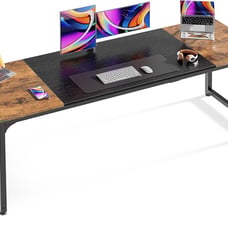 Computer Desk, 70 Inch Office Desk, Gaming Desk with Storage