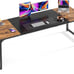 Computer Desk, 70 Inch Office Desk, Gaming Desk with Storage