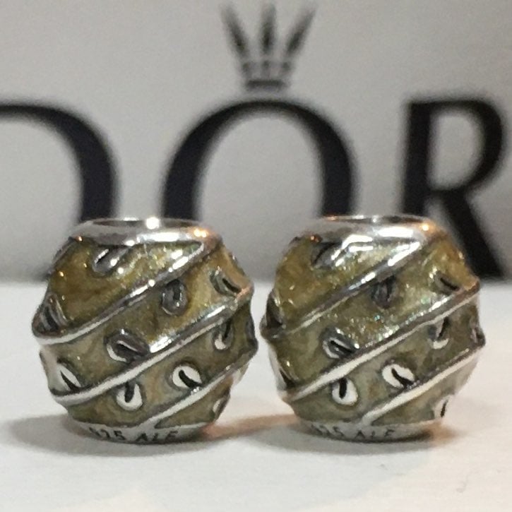 Pandora Beige Vines Charm - Two