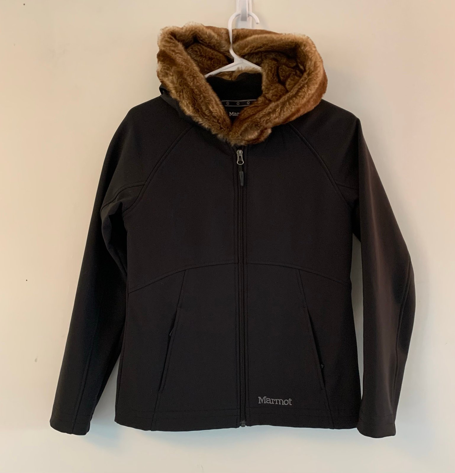 Marmot SP Women's Hooded Black Furlong Soft-Shell Jacket New No Tag