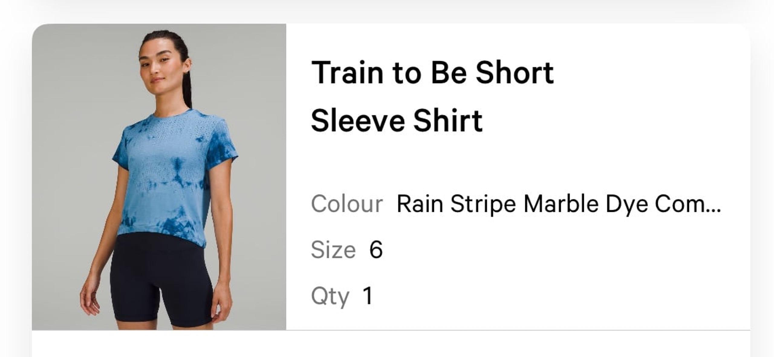 Lulu Train to Be Short Sleeve Shirt