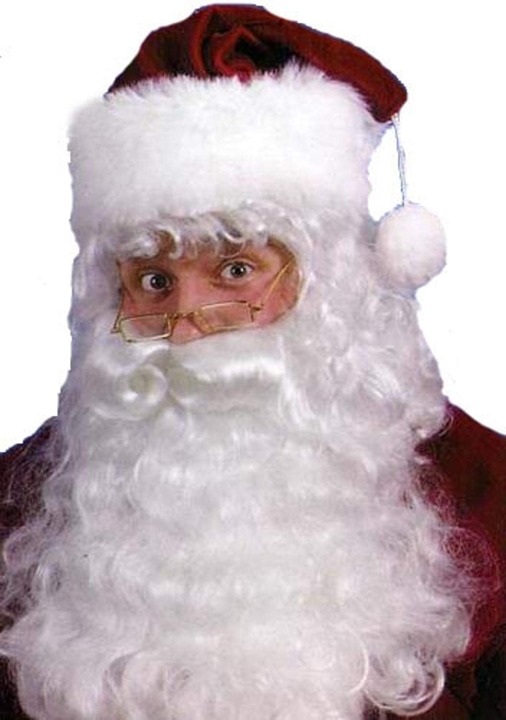 Quality Santa Beard and Wig Set Chrismas