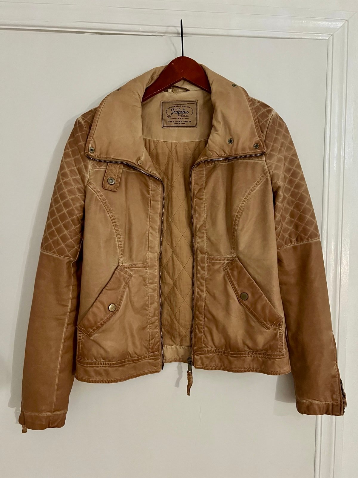 Zara Faux leather Jacket