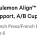 Lululemon Align Bra Light Support, A/B Cup