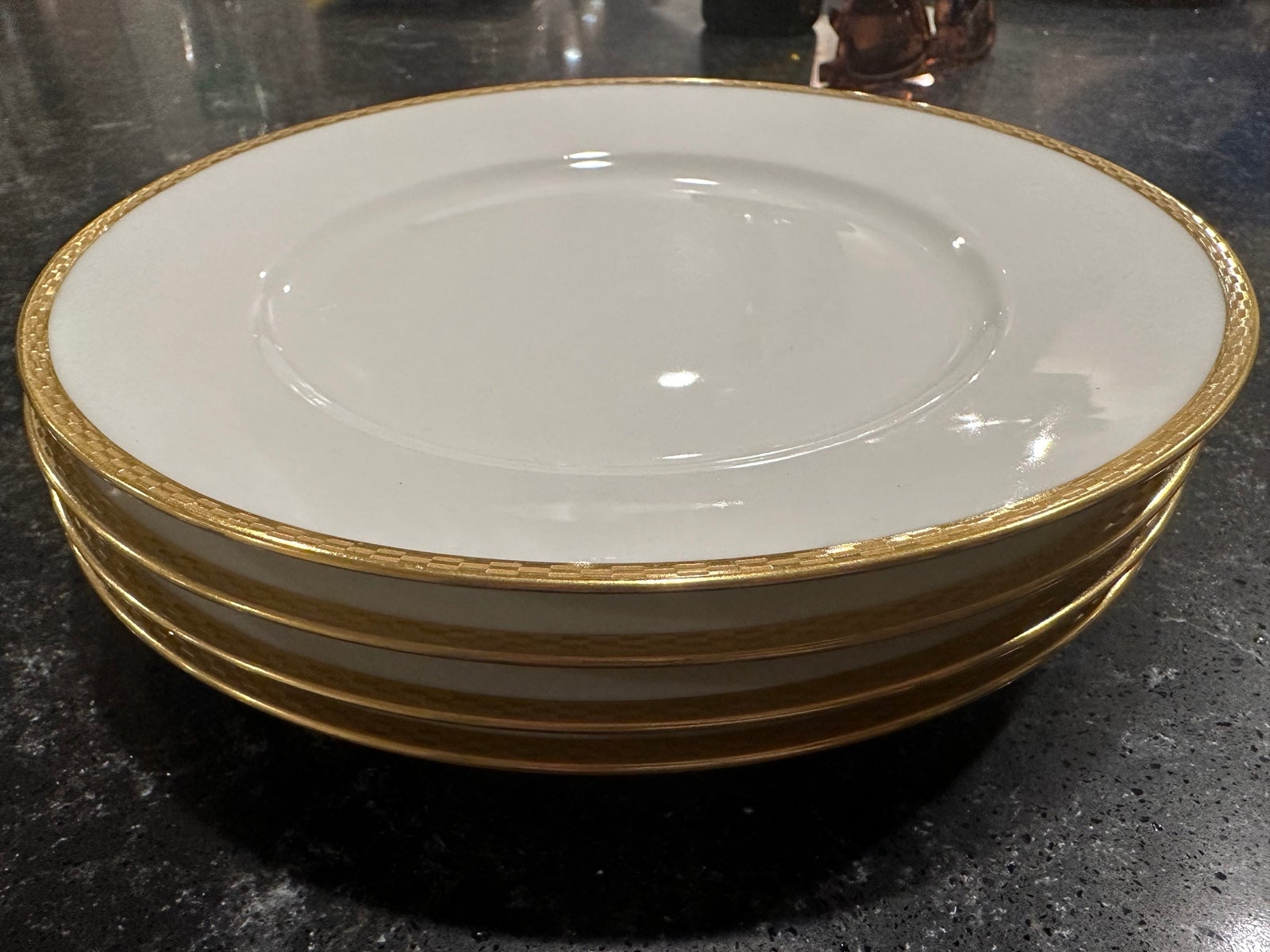 Theodore Haviland Limoge China France 4 Piece Plate Set 8 3/4 Inches