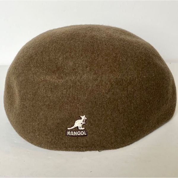 KANGOL Hat 507 Wool Winter Ivy Flat Cap Seamless Size Large