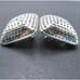 Large John Hardy sterling silver clip on earrings excellent condition