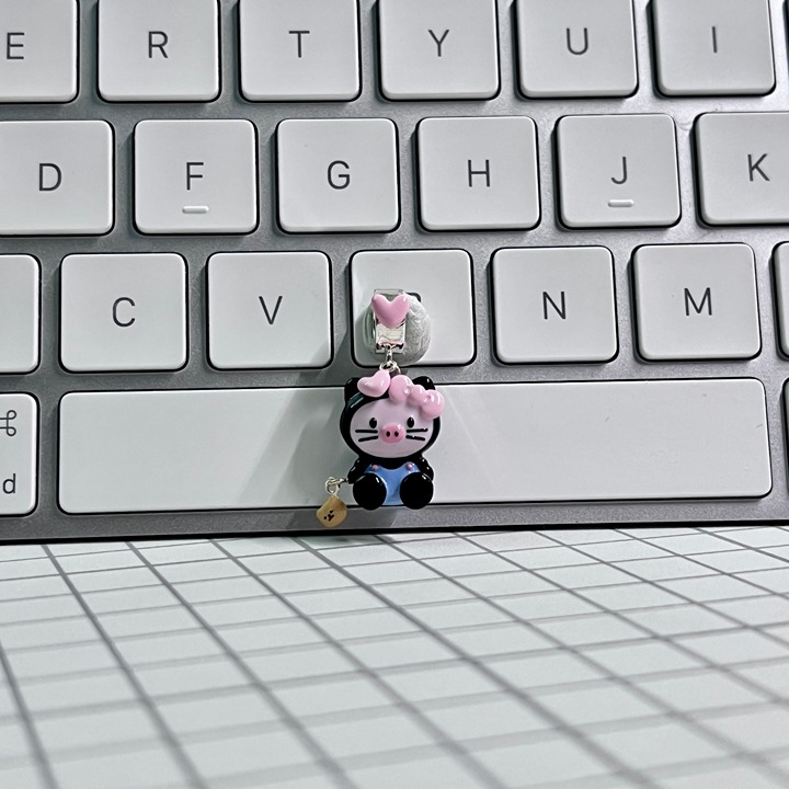 Hello Kitty x The Little Mole 925 Sterling Silver Charm(Fit Pandora Bracelet)