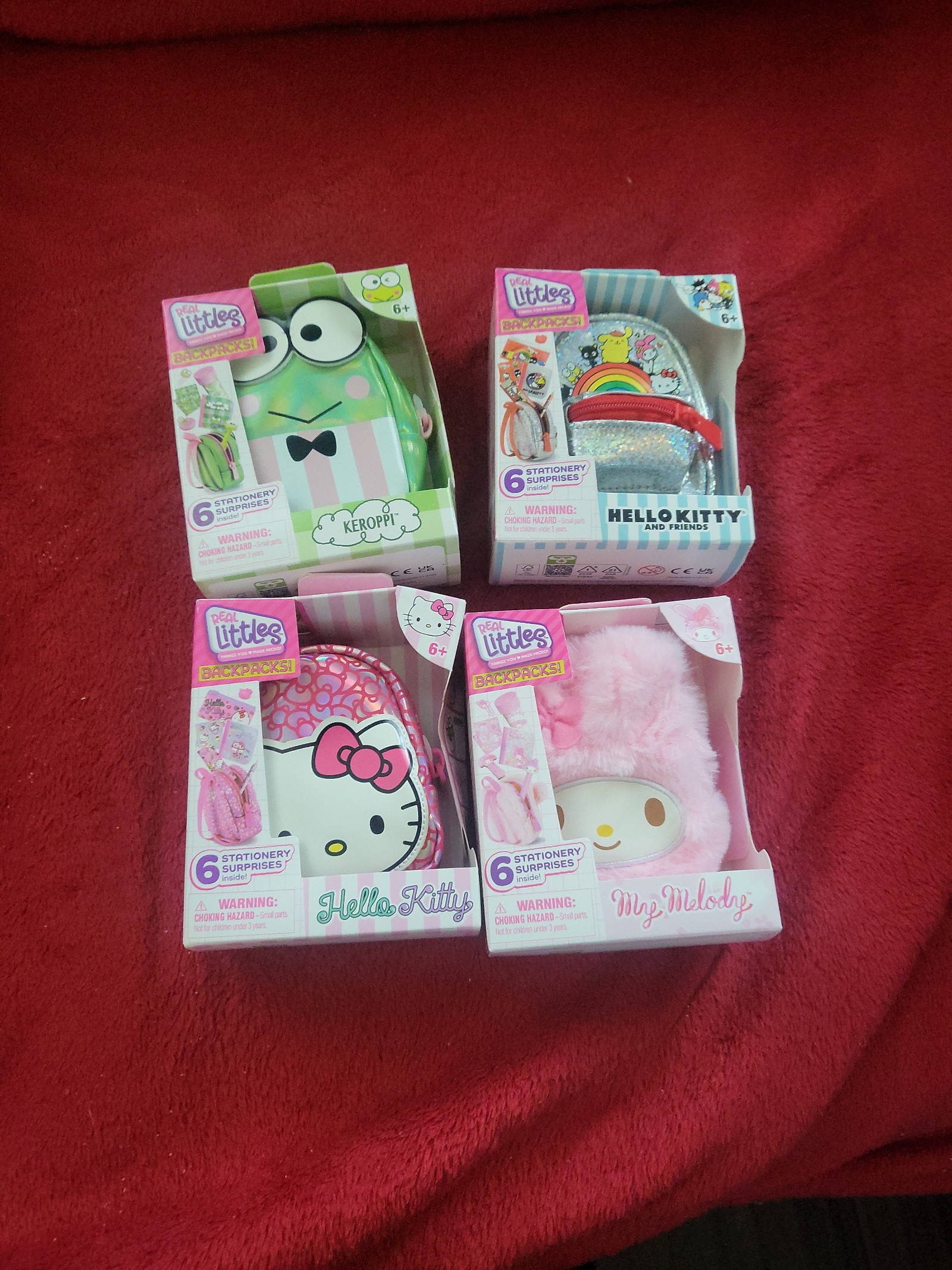 Real Littles Hello Kitty Mini Backpack Lot