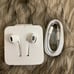 Apple charger and headphone