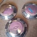 3 Chevy dog dish hubcaps
