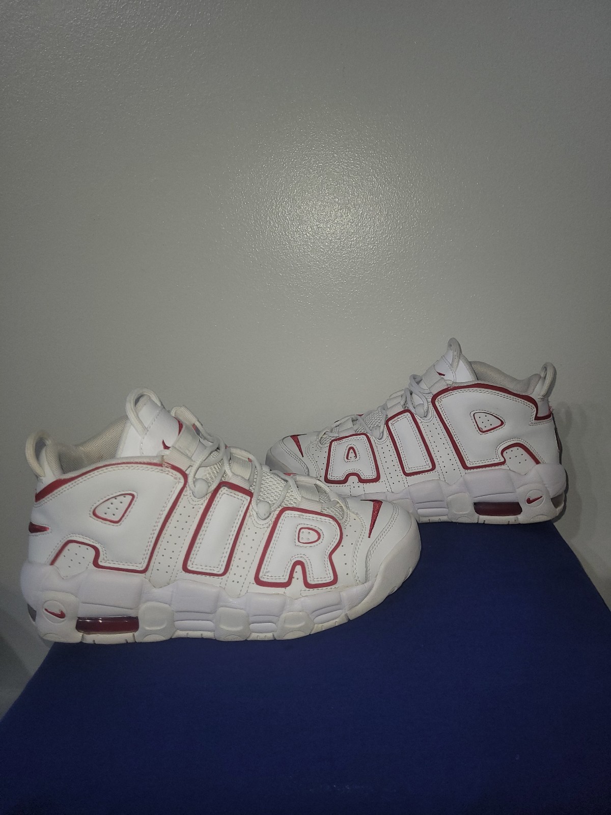 Nike Air More Uptempo GS White Varsity Red