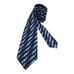 KENZO Paris Blue Wavy Pattern Silk Tie Made In Italy 59 -2 .3/4 EX COND