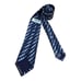 KENZO Paris Blue Wavy Pattern Silk Tie Made In Italy 59 -2 .3/4 EX COND
