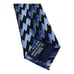 KENZO Paris Blue Wavy Pattern Silk Tie Made In Italy 59 -2 .3/4 EX COND