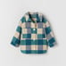 ZARA PLAID OVERSHIRT. Size 4-5t