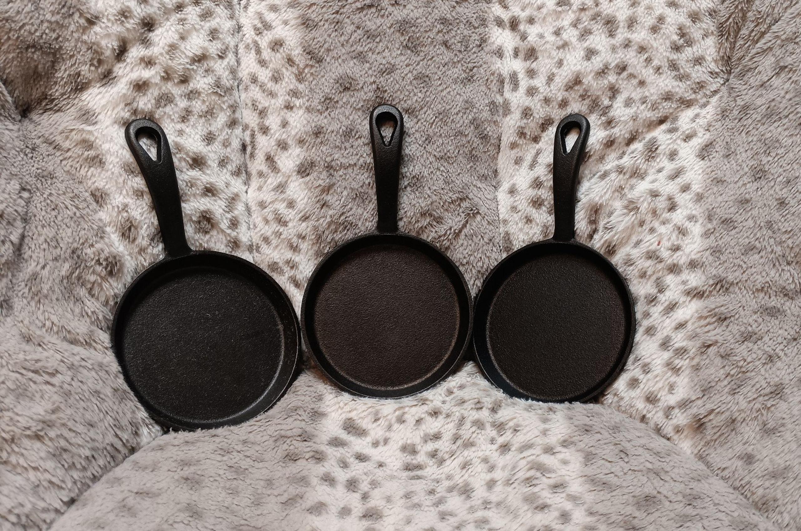 5" Cast Iron Skillets Set of 3