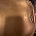 Gold ornate tall vase