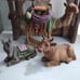 Hand Painted Nativity Set 13 Pieces