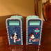 2022 Disney EPCOT Food & Wine Mickey & Minnie Trash Can Salt Pepper Shakers