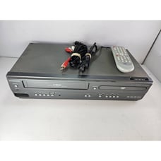 Magnavox MWD2206 DVD/VHS Player Combo VCR Recorder with Remote & AV Cables