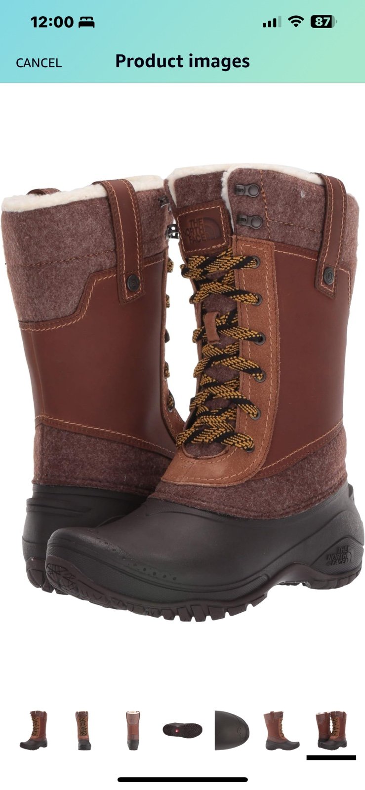 North face boots