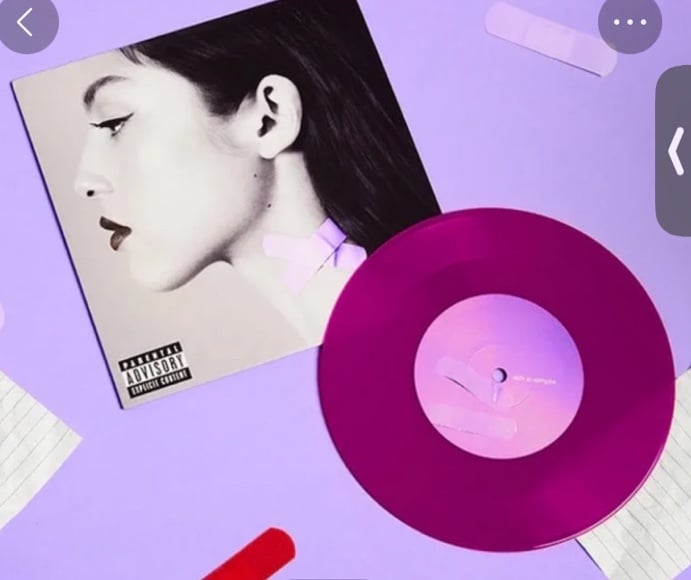 Olivia Rodrigo Vampire Neon Violet 7in vinyl