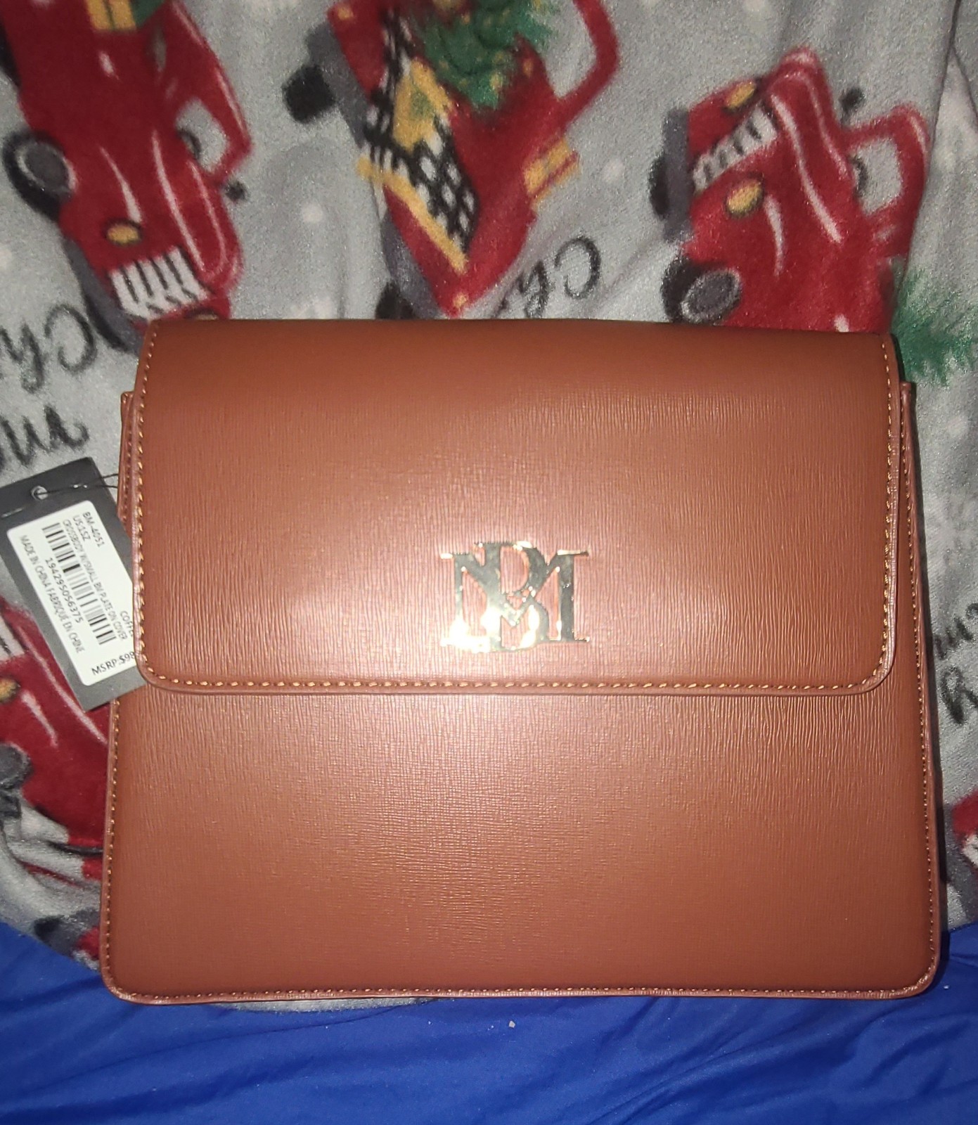 Badgley Mischka Crossbody Bag/Purse BM-4051  (Vegan Leather)