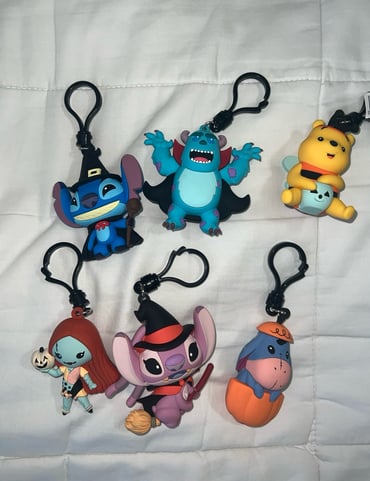 Disney mystery Halloween keychains