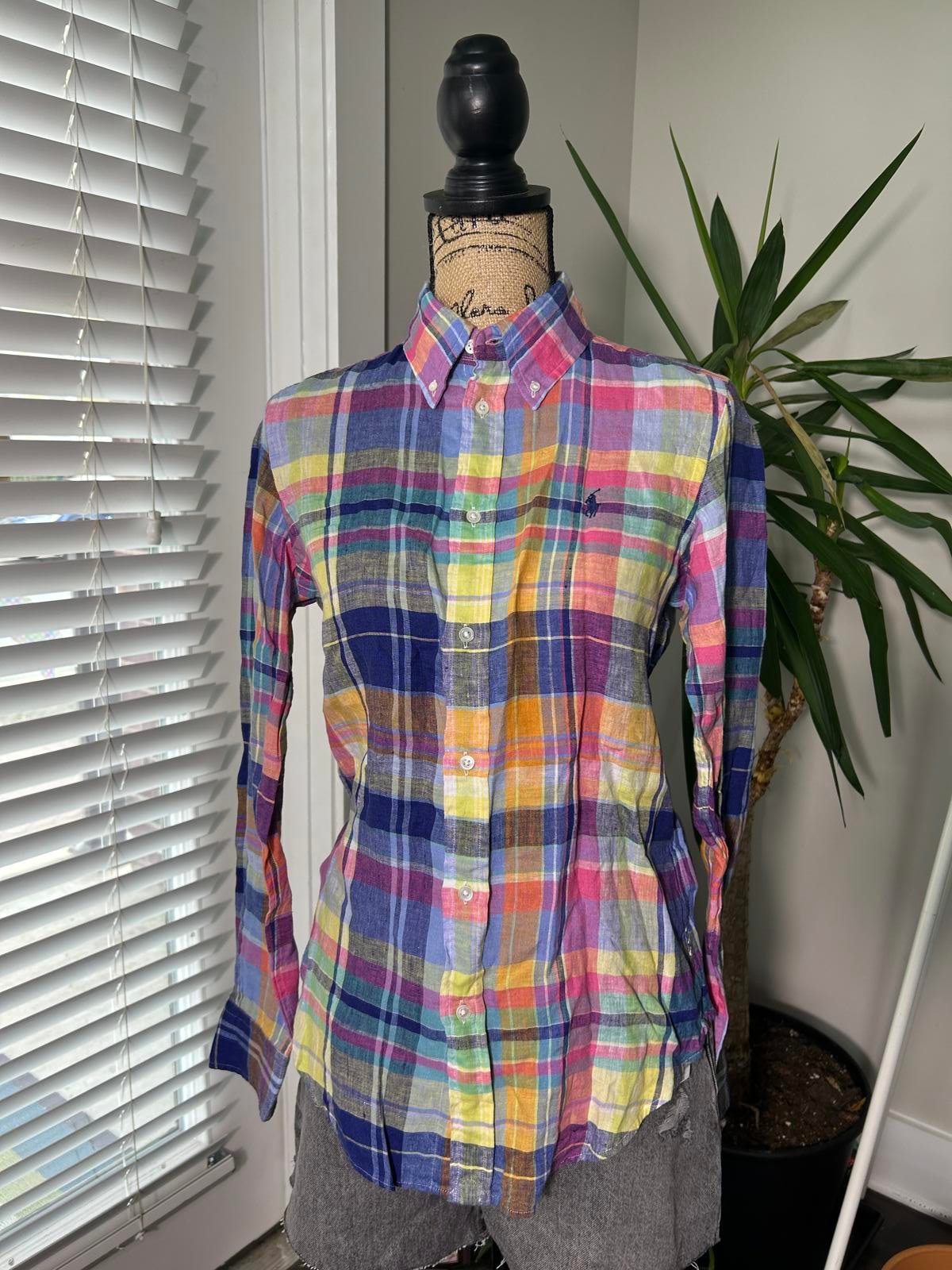 New Ralph Lauren Classic Fit Plaid Shirt Sz Sml -by Loving Kindness Everyday
