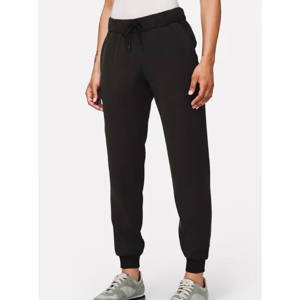 Lululemon Jogger Lounge Drawstring Comfy Casual Pants Black Size 4