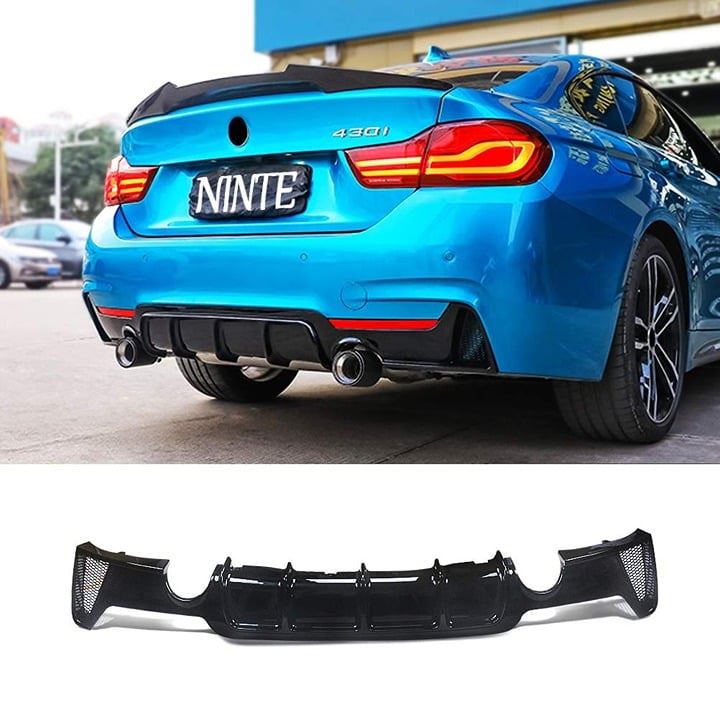 2014-2020 For BMW 4 Series F32 F33 F36 MP Style Rear Lip (Right And Left 1 Exhau