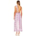 Sundress Serena One Shoulder Dress Gingham Lavender Hi-Low Purple Size Large NEW