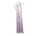Sundress Serena One Shoulder Dress Gingham Lavender Hi-Low Purple Size Large NEW