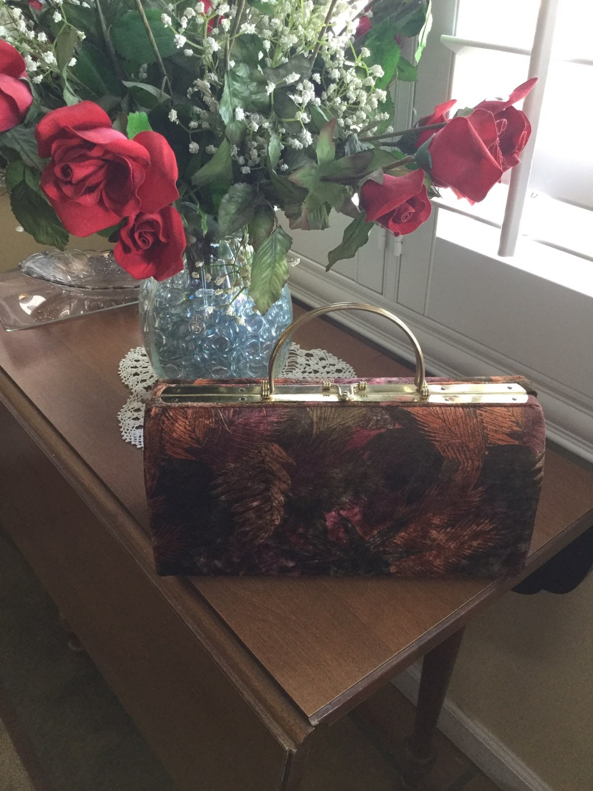 VINTAGE Handmade Rectangular Purse