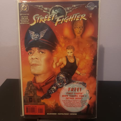DC Street Fighter The Battle for Shadaloo Polybag Movie Adaptation