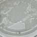 15 Walther Glas Original Crystal Santa Cake Plate Made In Germany Christmas