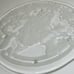 15 Walther Glas Original Crystal Santa Cake Plate Made In Germany Christmas